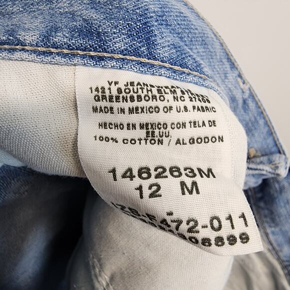 Vintage Riders High Waist Mom Shorts Size 12 30" Light Wash Denim Cotton 90s - Picture 8 of 8